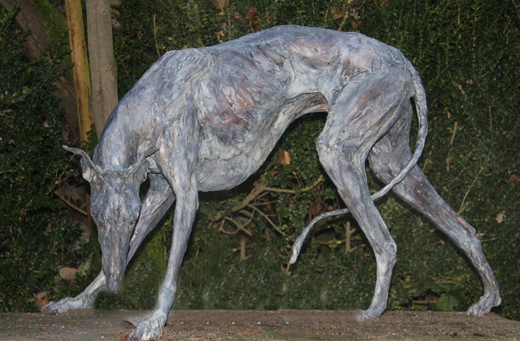 greta van puyenbroeck beelden in brons greahound hong  Art Breda- galerie de Beeldenstorm