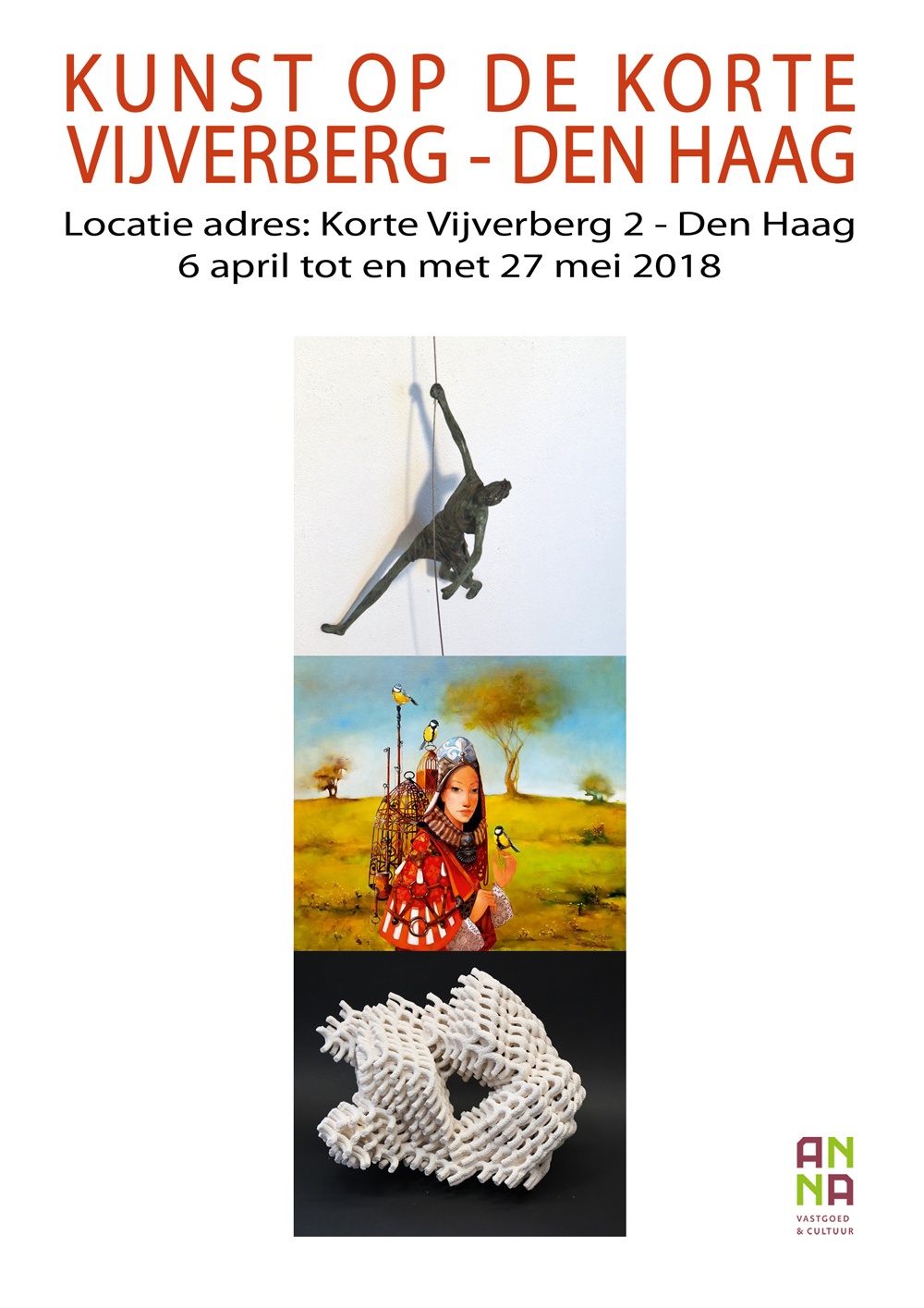 Kunst op de Korte vijverberg - Den Haag - galerie de Beeldenstorm  - Jonneke Kodde, Martin Hogeweg, Lieven d'Haese, Anke Birnie wim bals