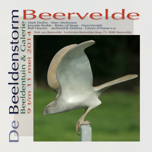 Mark Dedrie sculptures in bronze beelden in brons -  Park van Beervelde  - galerie de Beeldenstorm