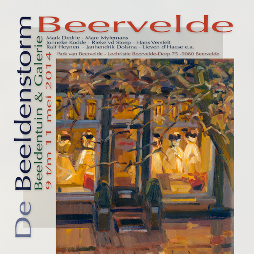 Hans Versfelt - oil paintings  -  Park van Beervelde  - galerie de Beeldenstorm