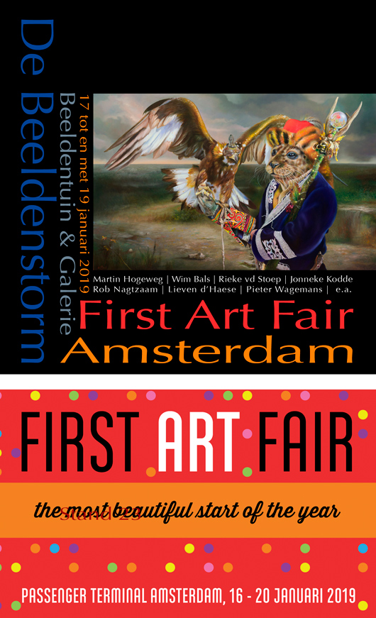 First Art Fair - Amsterdam - Passenger Terminal - Galerie de Beeldenstorm - Wim Bals - Olie op paneel