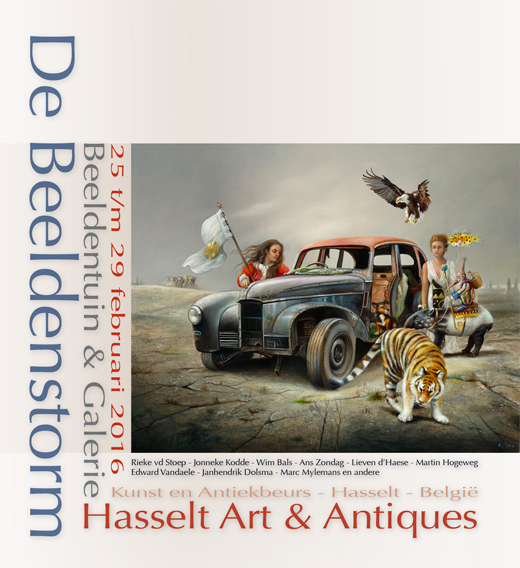 Kunst en antiekbeurs Hasselt 2016 - galerie de Beeldenstorm