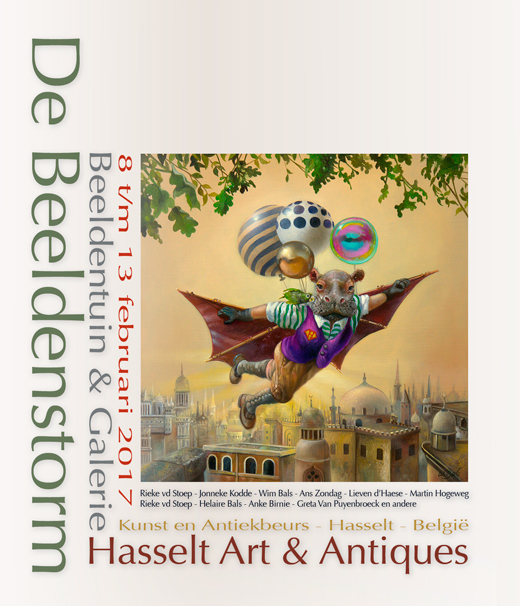 Kunst en antiekbeurs Hasselt 2017 - de Beeldenstorm - Wim Bals