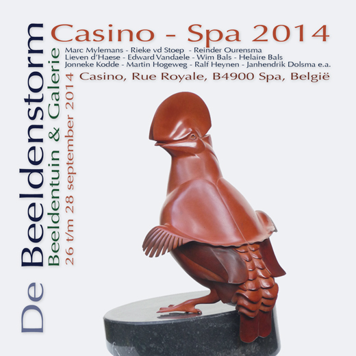 Kunst en antiekbeurs Spa Belgi 2014  - galerie de Beeldenstorm