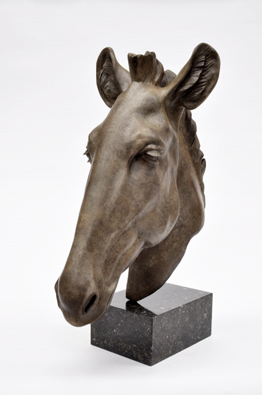Grévy zebra beeld in brons_Renee_Marcus_Janssen - galerie de Beeldenstorm