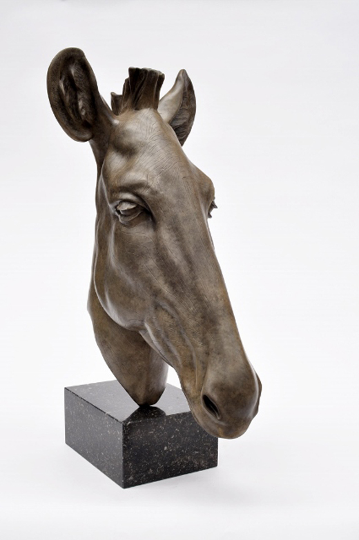 Grévy zebra beeld in brons_Renee_Marcus_Janssen - galerie de Beeldenstorm