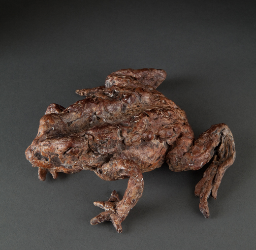 mr. toad 16x6cm beeld in brons - Ans Zondag