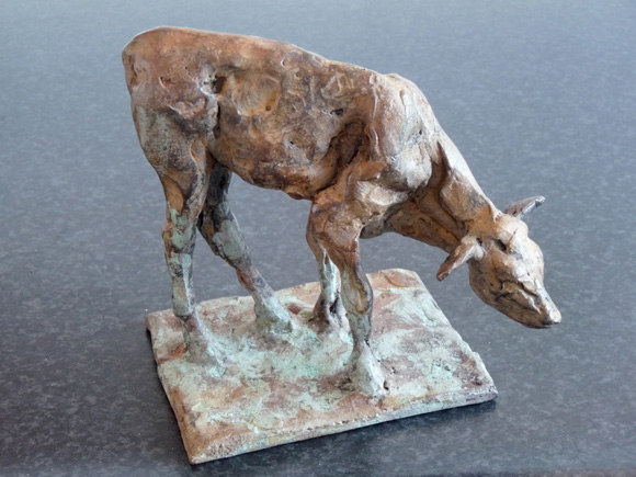 Lammert Joustra  -  beeld in brons - galerie de Beeldenstorm