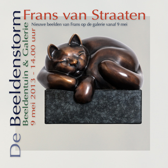 Presentatie beelden Frans van Straaten - beelden in brons - galerie de Beeldenstorm