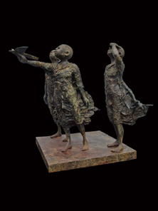 Pilot - Lieven d'Haese beelden in brons - galerie Beeldenstorm