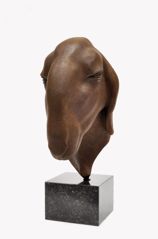 Brilschaap - Renee Marcus Janssen - beeldhouwer - beelden in brons - galerie Beeldenstorm