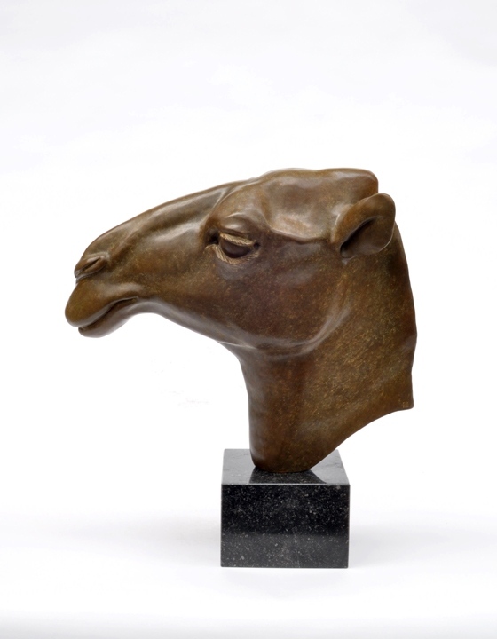 Dromedaris- Renee Marcus Janssen - beeldhouwer - beelden in brons - galerie Beeldenstorm
