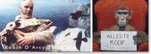 Robin D'Arcy Shillcock- galerie beeldentuin de Beeldenstorm - aquarellen - schilderijen olie op paneel en doek