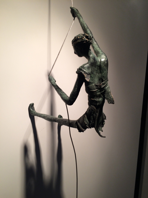 Anke Birnie beelden in brons - Klimmers - Galerie de Beeldenstorm