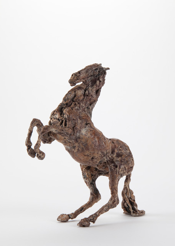 Paard Levade  - beeld in brons - Ans Zondag - Galerie de Beeldenstorm
