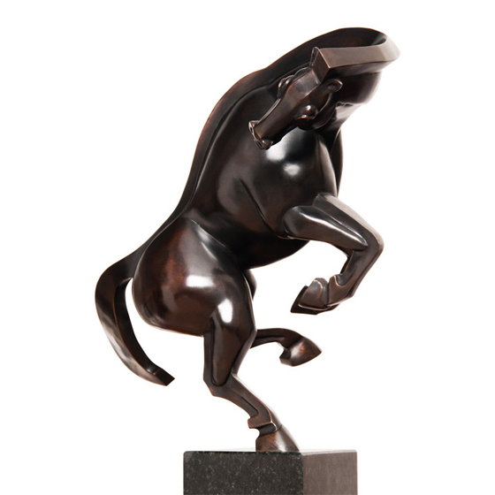 franas van straaten  - Wild Horse -beelden in brons - galerie Beeldenstorm