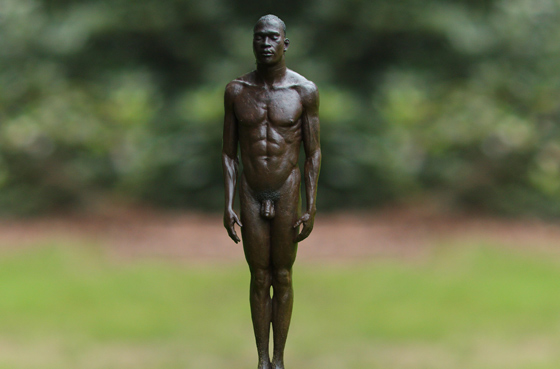 Adam Marcel joosen hoog 200 cm brons sculpture euro 25000  galerie de Beeldenstorm