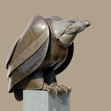 Martin Hogeweg beelden in brons vale gier - Galerie De Beeldenstorm