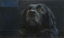 Hinke Postuma - zwarte hond - galerie de beeldenstorm